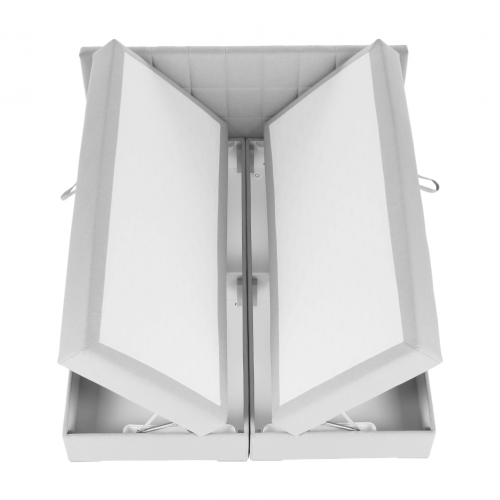 Boxspringová posteľ 180x200, svetlosivá, FERATA KOMFORT