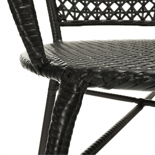 Záhradný ratanový set 1+2, hnedá, LASAN