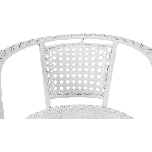 Záhradný ratanový set 1+2, biela, JENAR