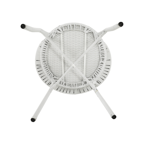 Záhradný ratanový set 1+2, biela, JENAR