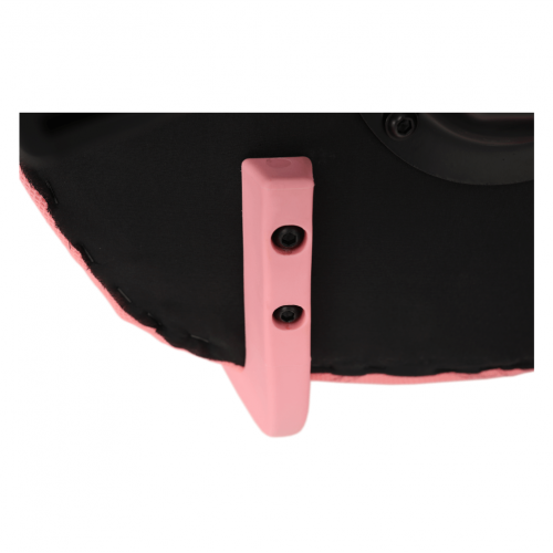 Otočná stolička, ružová/chróm, SELVA