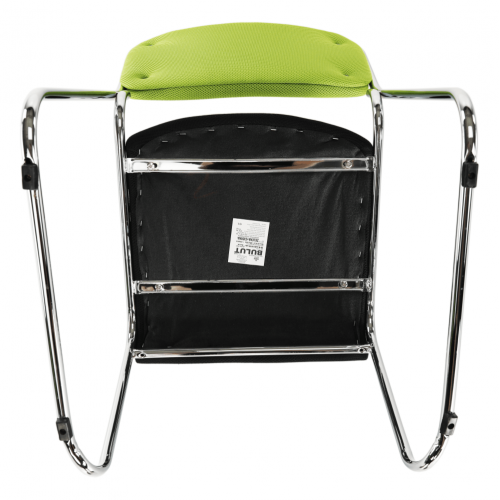 Zasadacia stolička, zelená/čierna sieťovina, BULUT