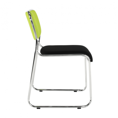 Zasadacia stolička, zelená/čierna sieťovina, BULUT