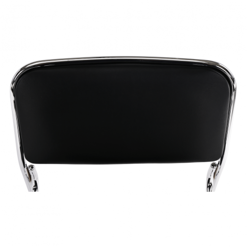 Zasadacia stolička, čierna ekokoža, BULUT