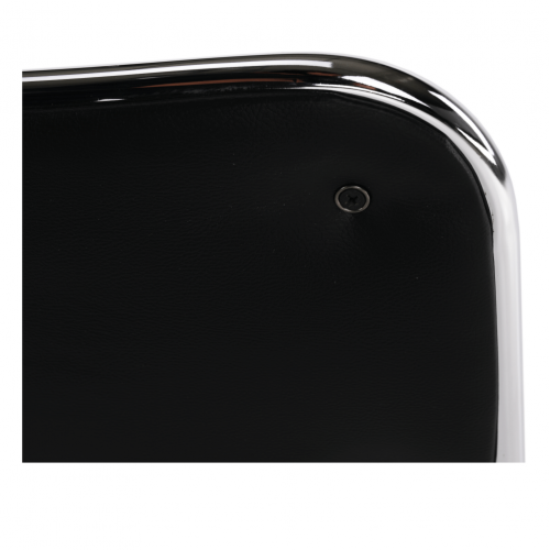 Zasadacia stolička, čierna ekokoža, BULUT