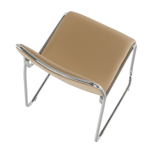 Zasadacia stolička, hnedá ekokoža, BULUT