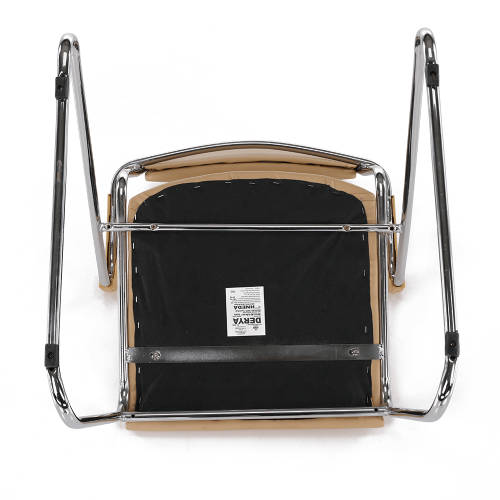 Zasadacia stolička, hnedá ekokoža, DERYA