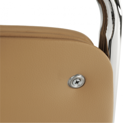 Zasadacia stolička, hnedá ekokoža, ZEKI