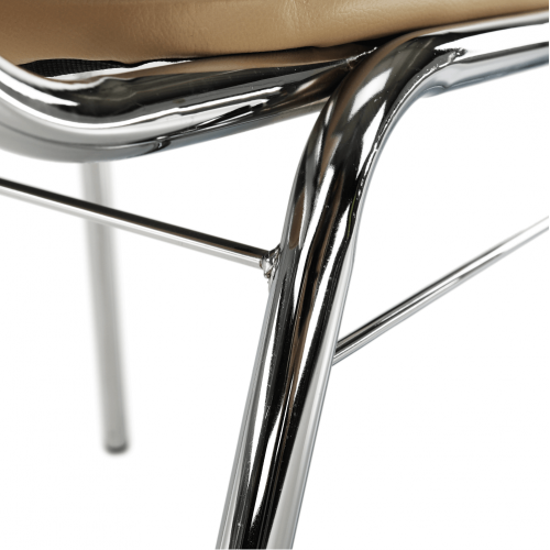 Zasadacia stolička, hnedá ekokoža, ZEKI