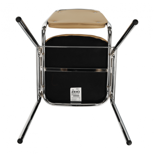 Zasadacia stolička, hnedá ekokoža, ZEKI