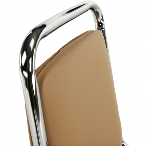 Zasadacia stolička, hnedá ekokoža, ZEKI