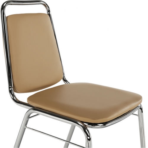 Zasadacia stolička, hnedá ekokoža, ZEKI