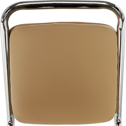 Zasadacia stolička, hnedá ekokoža, ZEKI