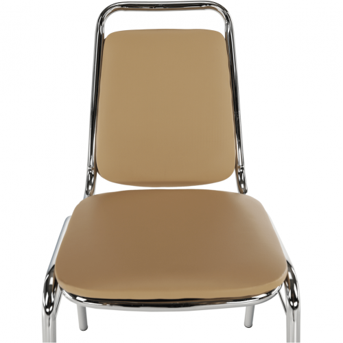 Zasadacia stolička, hnedá ekokoža, ZEKI