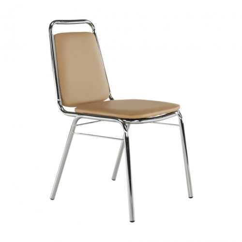 Zasadacia stolička, hnedá ekokoža, ZEKI