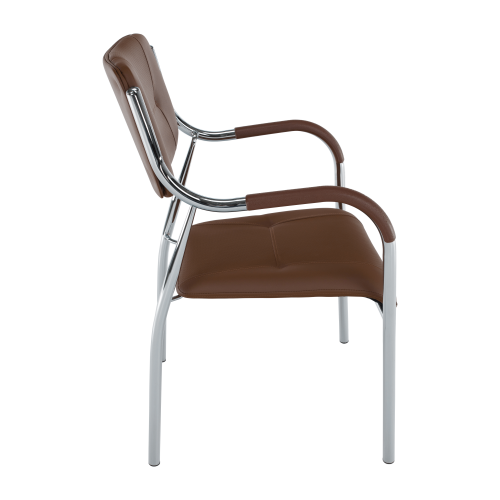 Stohovateľná stolička, hnedá, ILHAM