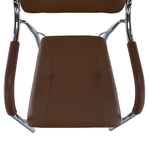 Stohovateľná stolička, hnedá, ILHAM