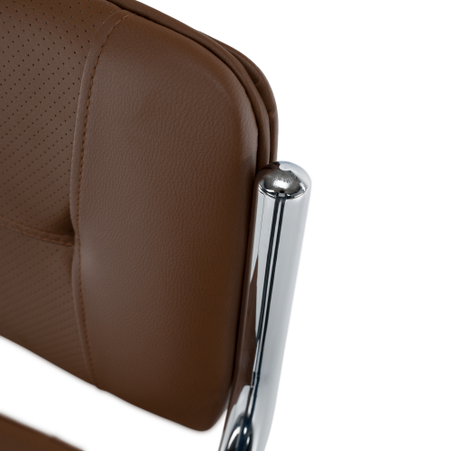 Stohovateľná stolička, hnedá, ILHAM