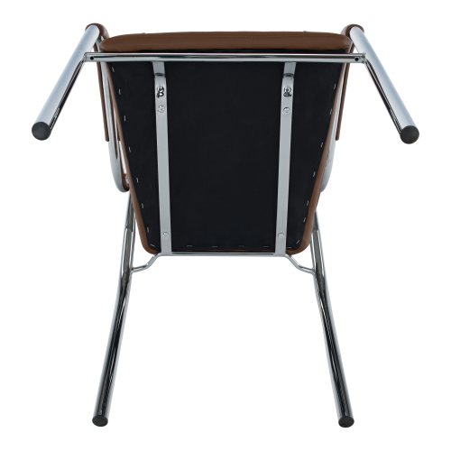 Stohovateľná stolička, hnedá, ILHAM