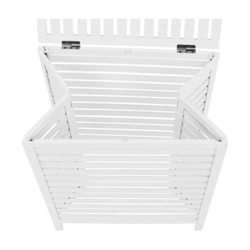 Kôš na bielizeň, biela, MENORK