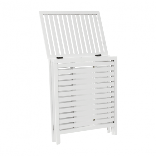 Kôš na bielizeň, biela, MENORK