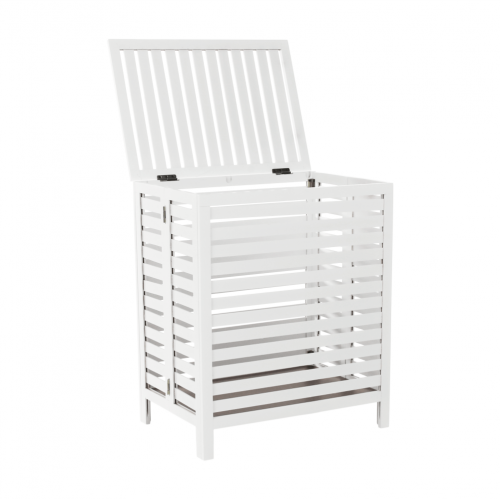 Kôš na bielizeň, biela, MENORK