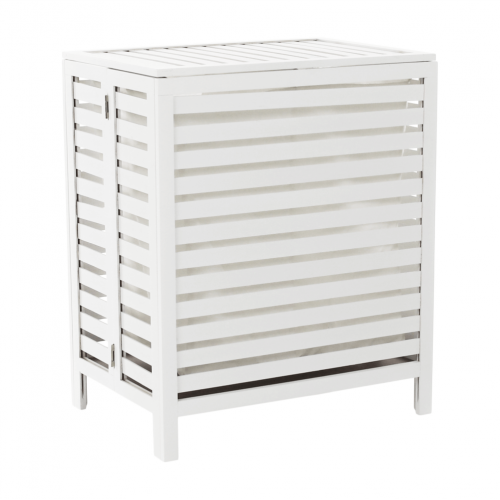 Kôš na bielizeň, biela, MENORK