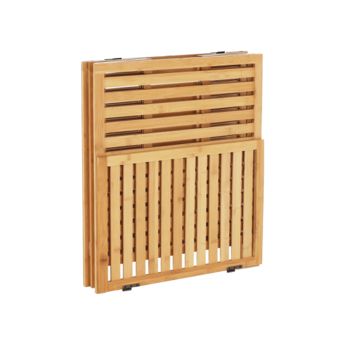 Kôš na bielizeň, prírodný bambus/biela, MENORK