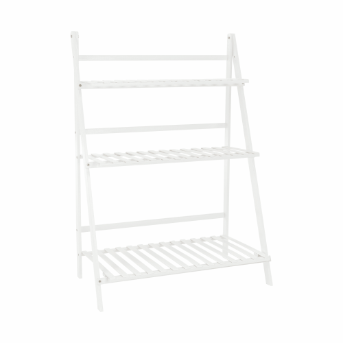 Skladací regál, biela, NEPEL TYP 1 + darček