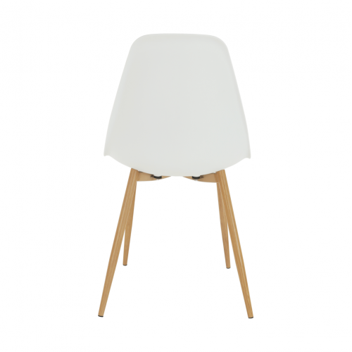 Stolička, biela/prírodná, SINTIA