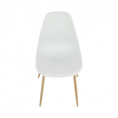 Stolička, biela/prírodná, SINTIA