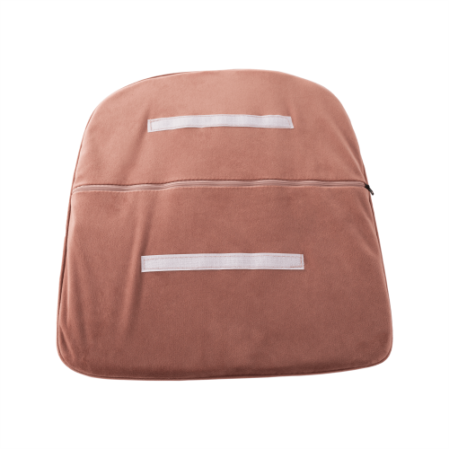 Dizajnové kreslo, ružovohnedá Velvet látka, ZIRKON