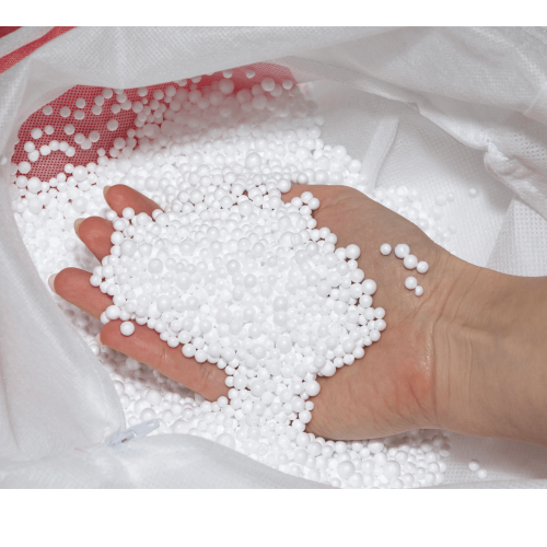 Náplň do sedacích vakov, EPS polystyrénové guľôčky, balenie 10 l