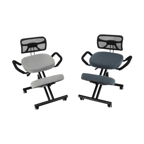 Ergonomická kľakačka, sivá/čierna, RUFUS