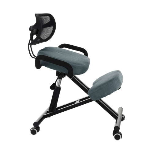 Ergonomická kľakačka, sivá/čierna, RUFUS