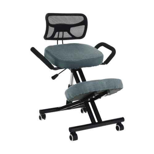 Ergonomická kľakačka, sivá/čierna, RUFUS