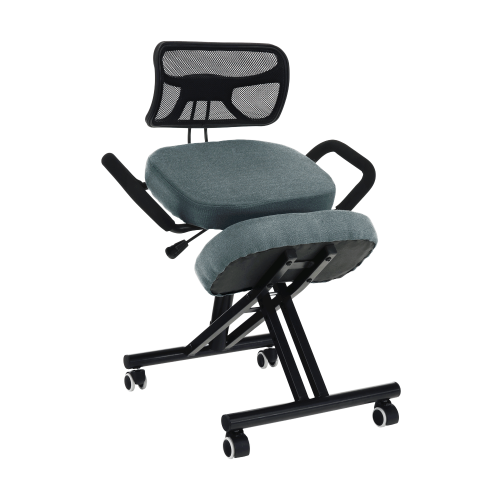 Ergonomická kľakačka, sivá/čierna, RUFUS