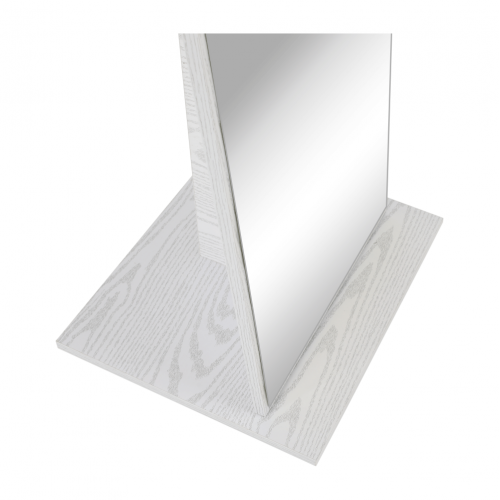 Zrkadlo na kolieskach, biela, NEPTUN