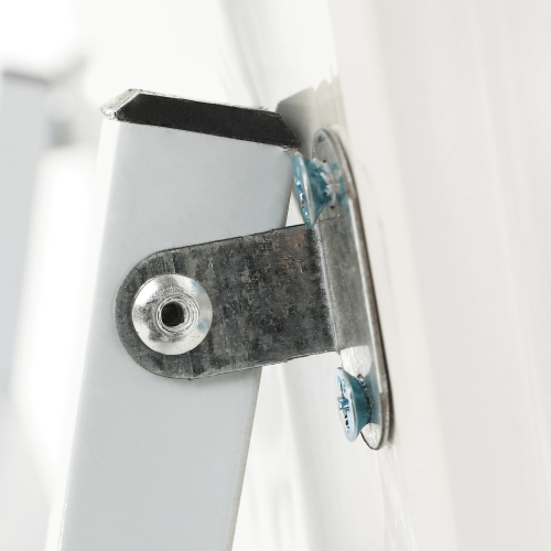 Stojanové zrkadlo, biela, LAVAL