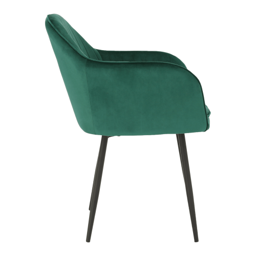 Dizajnové kreslo, smaragdová Velvet látka, ZIRKON