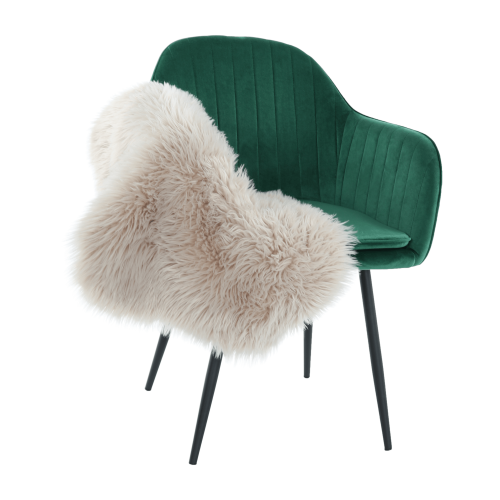 Dizajnové kreslo, smaragdová Velvet látka, ZIRKON