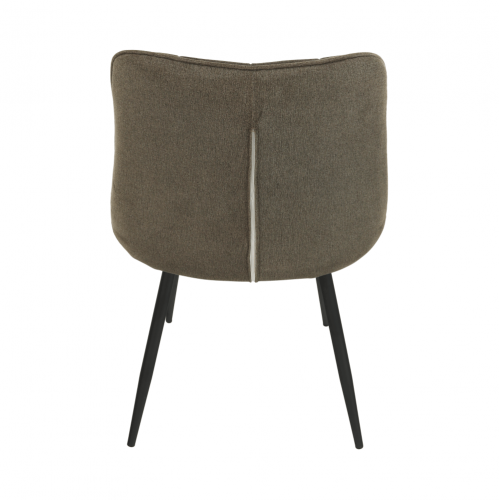 Stolička, sivohnedá taupe/čierna, SARIN