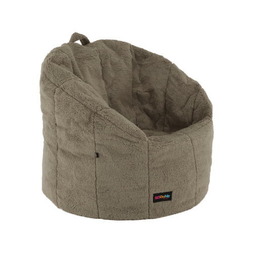 Sedací vak, svetlohnedá látka, ALMERO