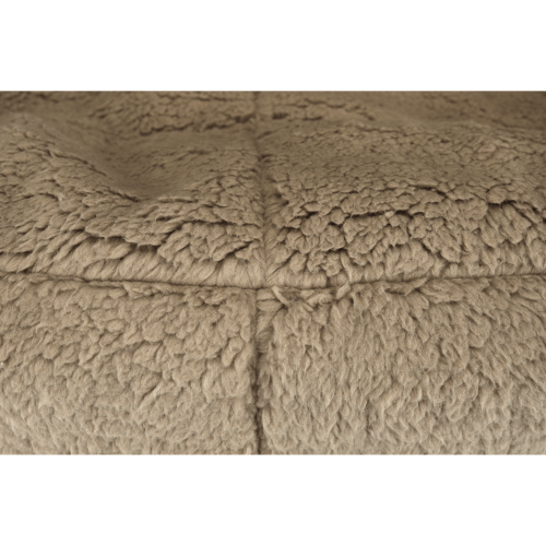 Sedací vak, svetlohnedá látka, ALMERO