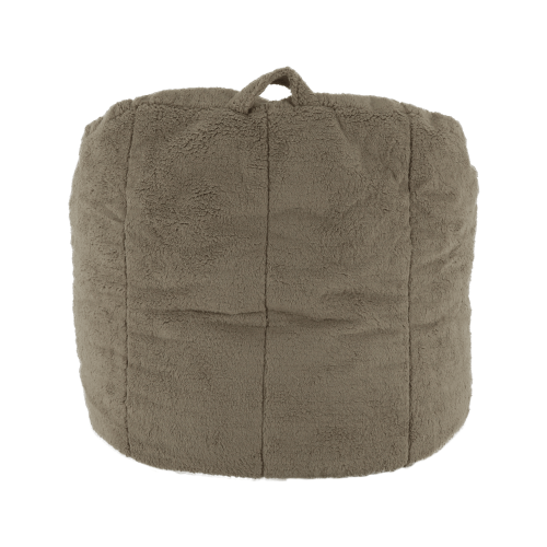 Sedací vak, svetlohnedá látka, ALMERO