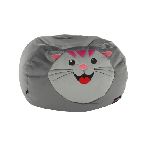 Sedací vak, sivá látka, BABY TYP 1