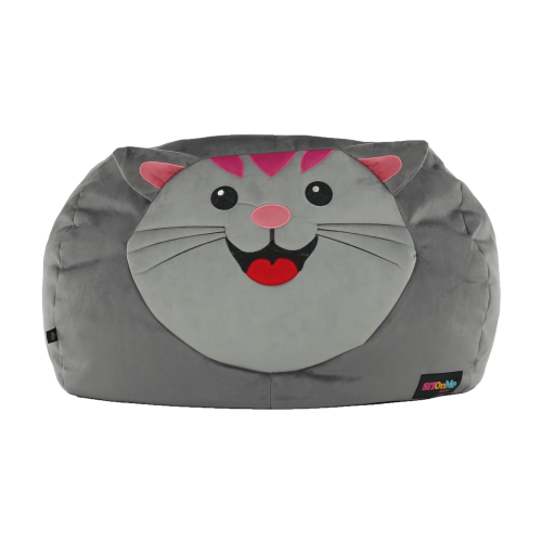 Sedací vak, sivá látka, BABY TYP 1