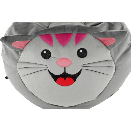 Sedací vak, sivá látka, BABY TYP 1