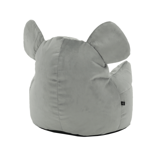 Sedací vak, sivá látka, BABY TYP 2