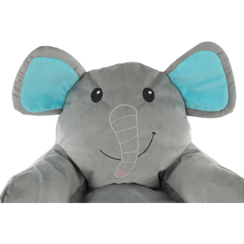 Sedací vak, sivá látka, BABY TYP 2